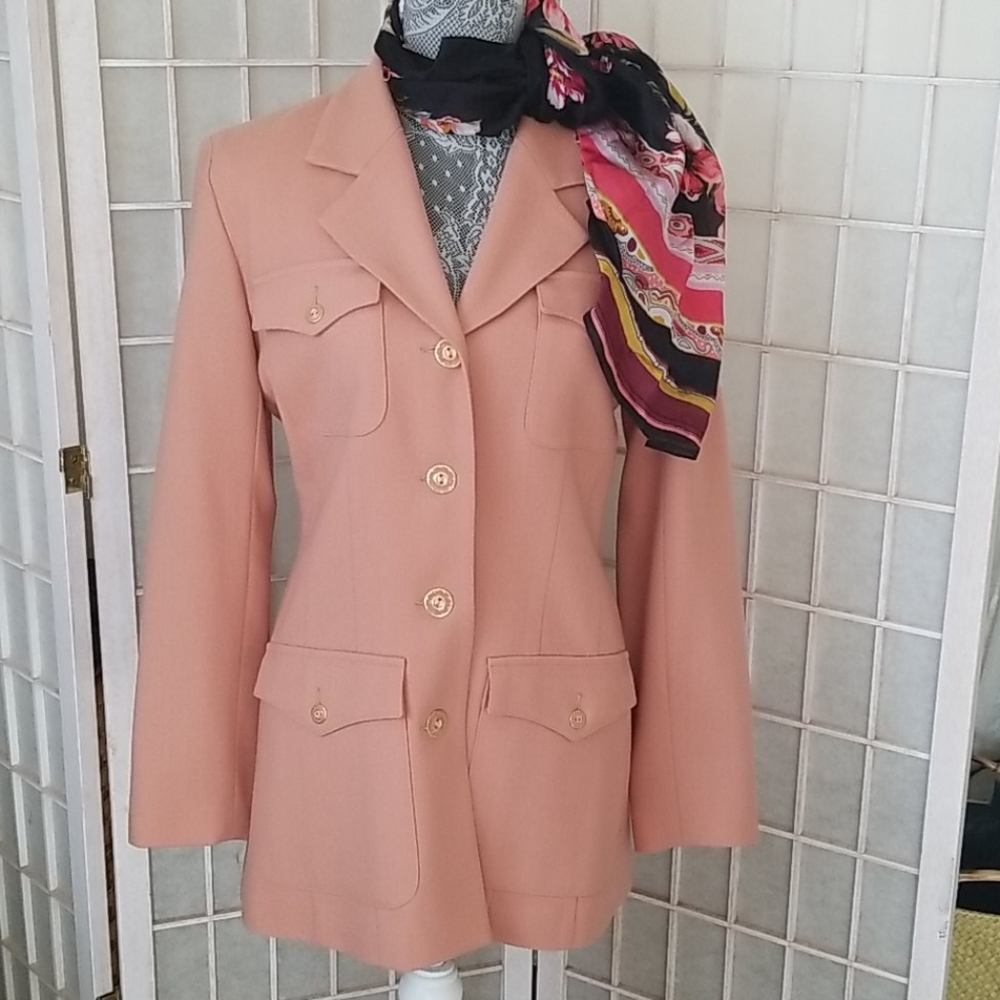 Vintage Peach Blazer